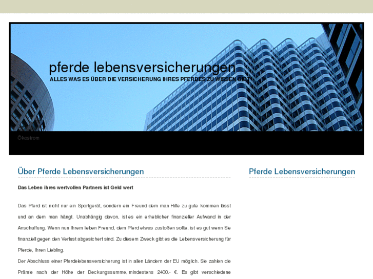 www.pferde-lebensversicherungen.de