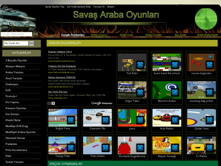 www.savasarabaoyunlari.com