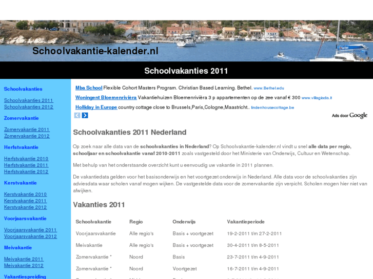 www.schoolvakantie-kalender.nl