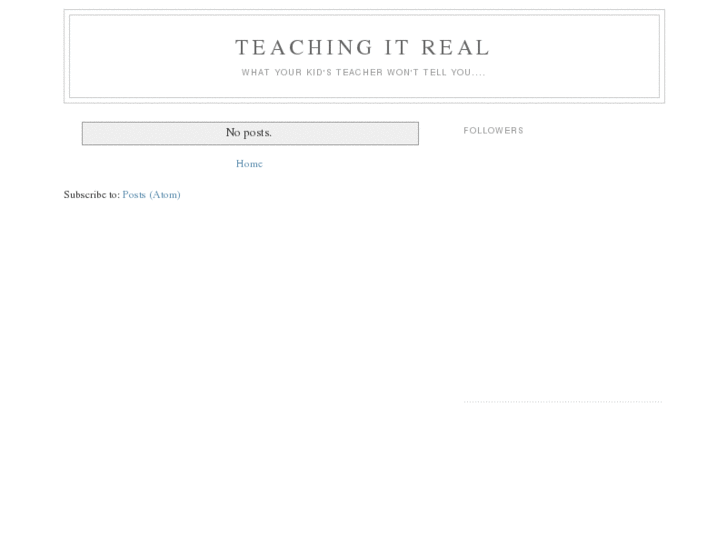 www.teachingitreal.com