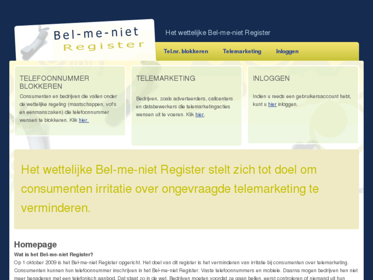 www.bel-me-niet.nl