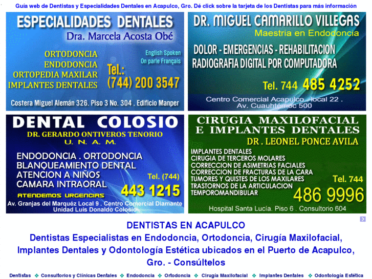 www.dentistasenacapulco.com