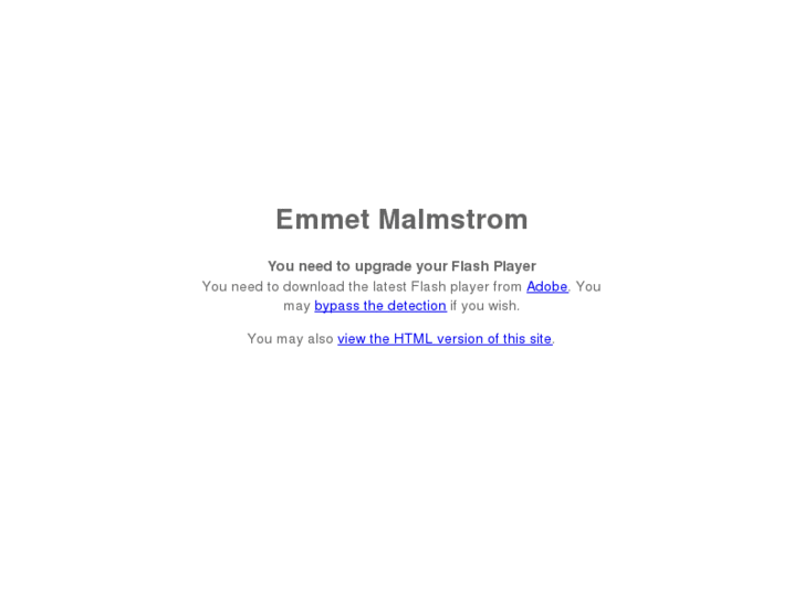 www.emmetmalmstrom.com