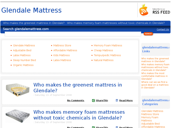 www.glendalemattress.com