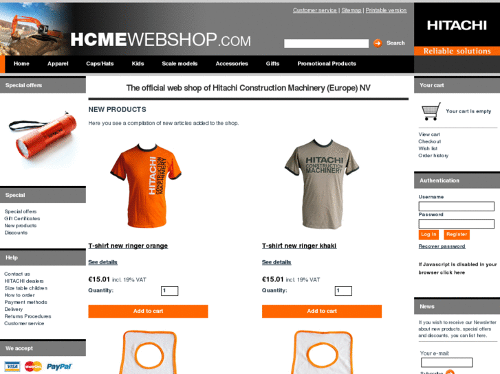 www.hcmewebshop.com