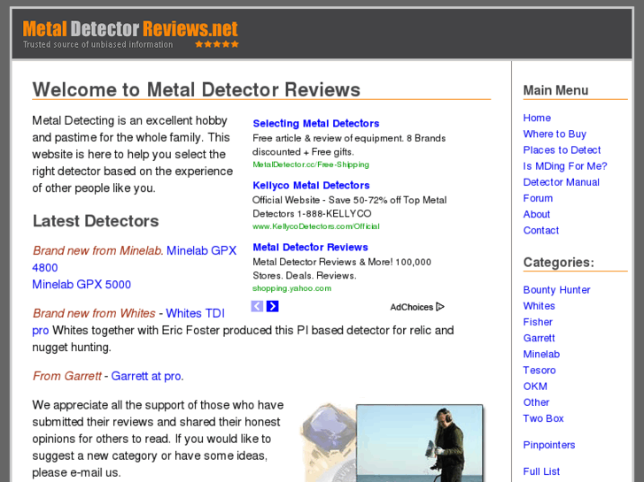 www.metaldetectorreviews.net