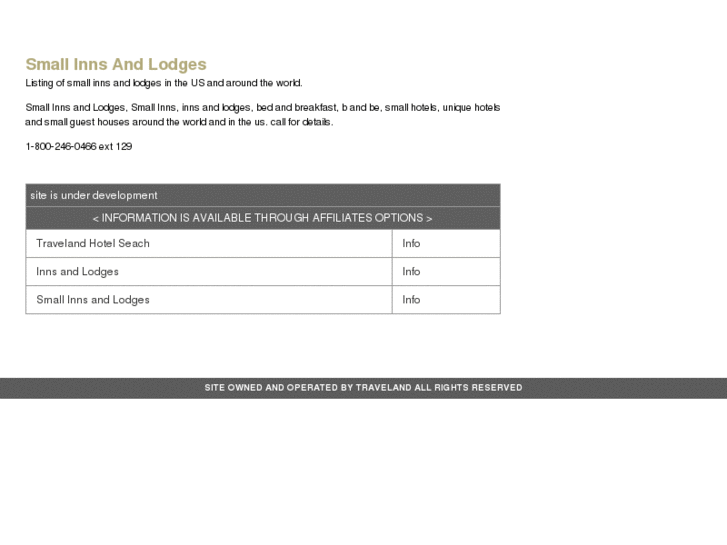 www.smallinnsandlodges.com