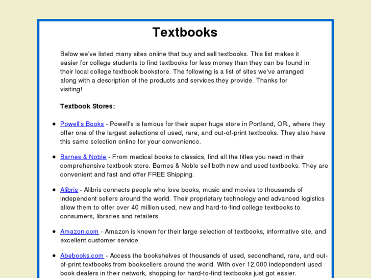 www.textbooks.us