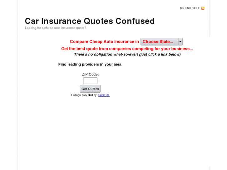 www.carinsurancequotesconfused.org