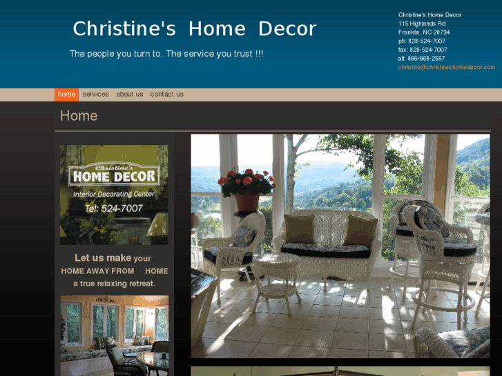 www.christineshomedecor.com