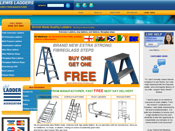 www.extensionladdersforsale.net