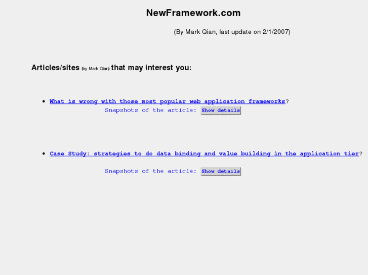 www.newframework.com