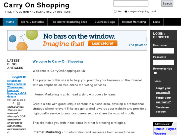 www.carryonshopping.co.uk