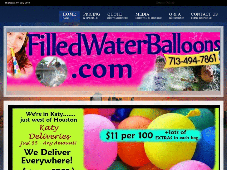 www.filledwaterballoons.com