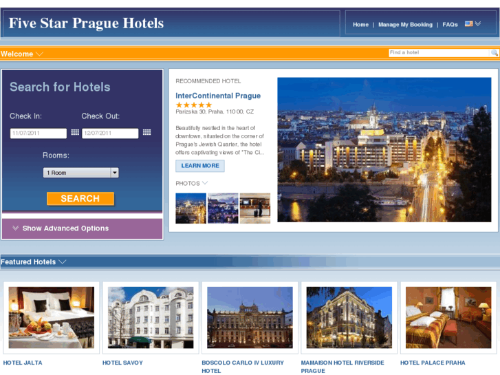 www.fivestarpraguehotels.com