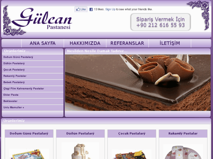 www.gulcanpastanesi.com