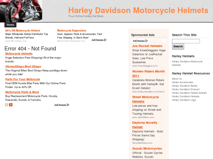 www.harleydavidsonmotorcyclehelmets.net