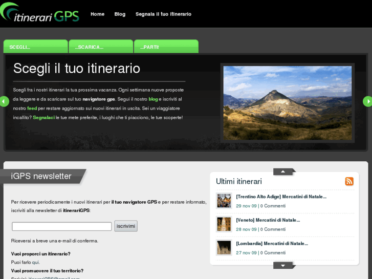 www.itinerarigps.it