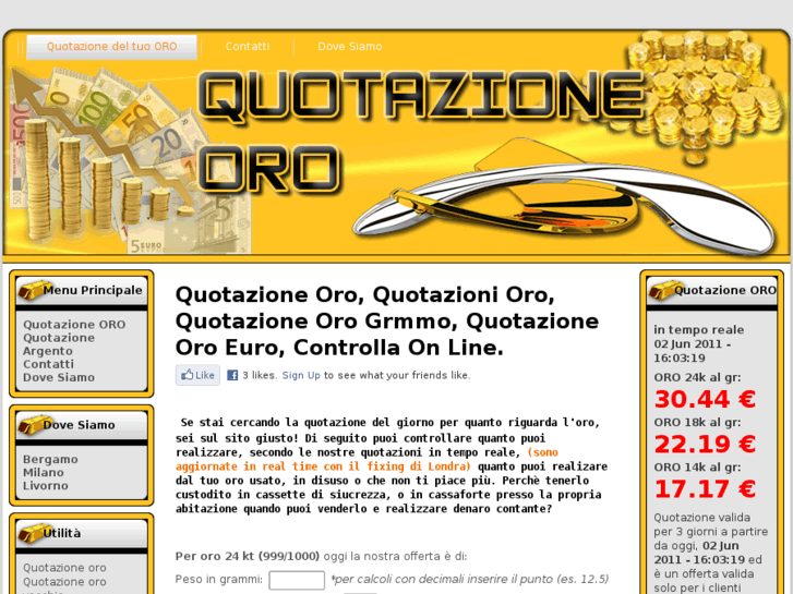 www.quotazione-oro.net