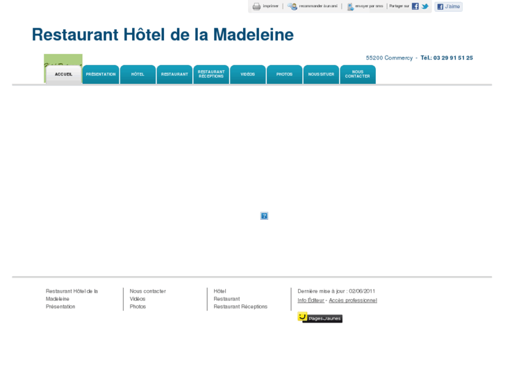 www.restauranthoteldelamadeleine.com