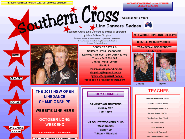 www.southerncrosslinedancers.com