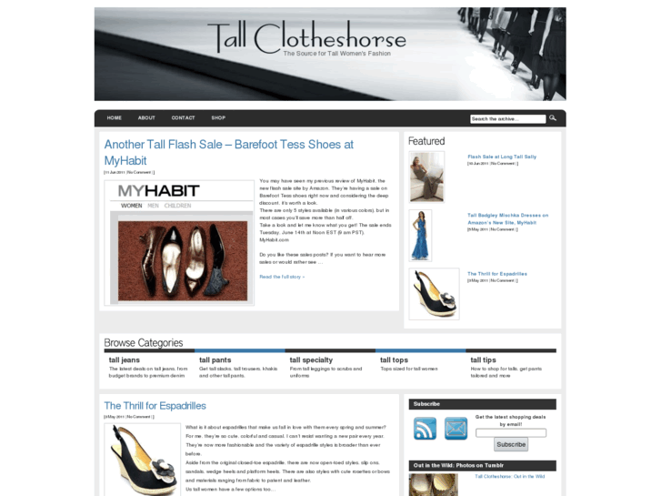 www.tallclotheshorse.com