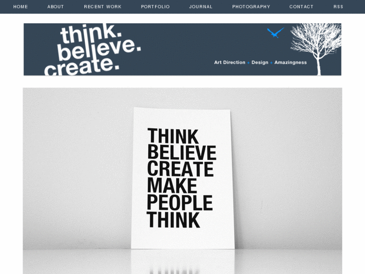 www.thinkbelievecreate.com