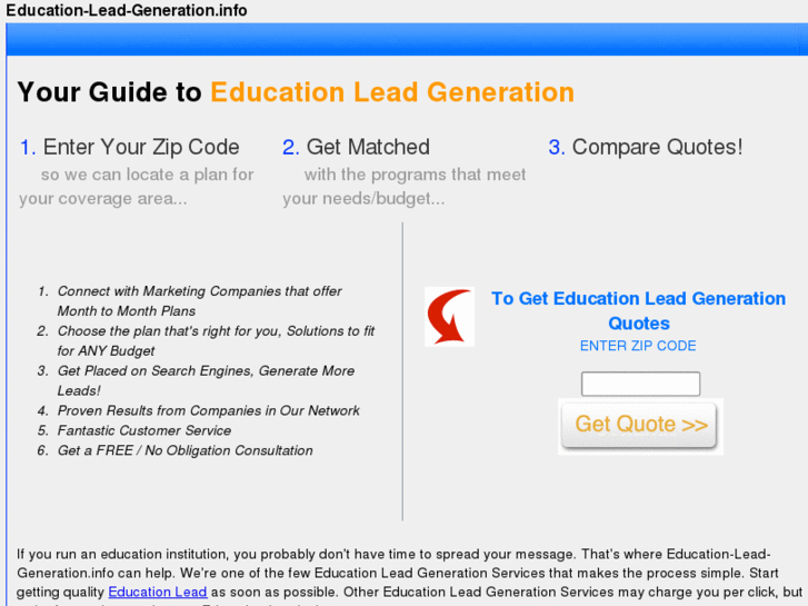 www.education-lead-generation.info