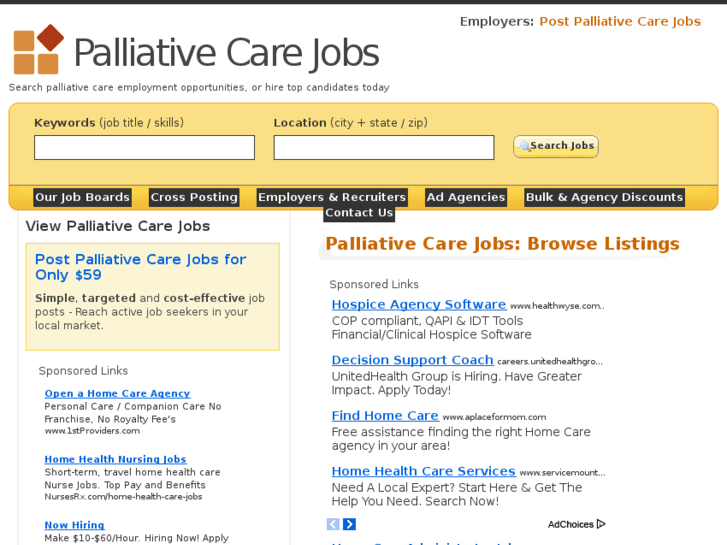 www.palliativecarejobs.org