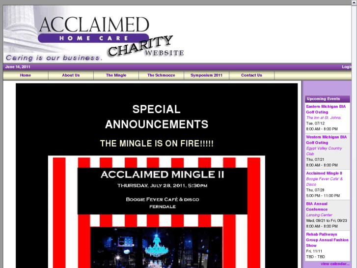 www.acclaimedcharity.com