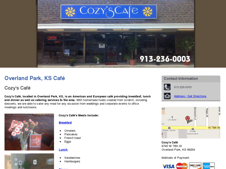 www.cozyscaferestaurant.com