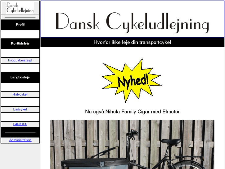 www.dansk-cykeludlejning.dk