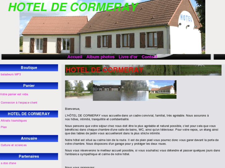 www.hoteldecormeray-41.com