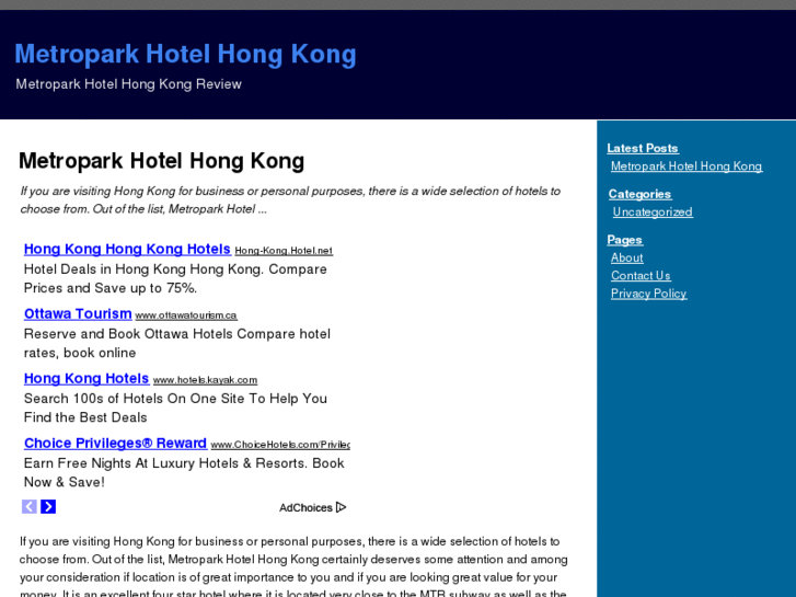 www.metroparkhotelhongkong.com