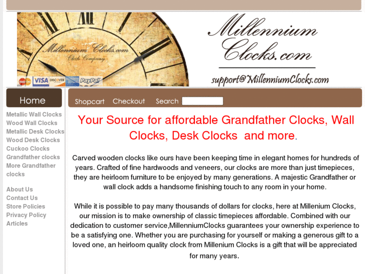 www.millenniumclocks.com