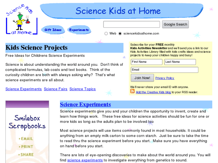 www.sciencekidsathome.com