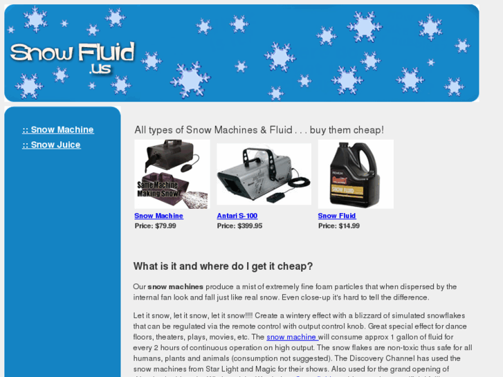 www.snowfluid.us