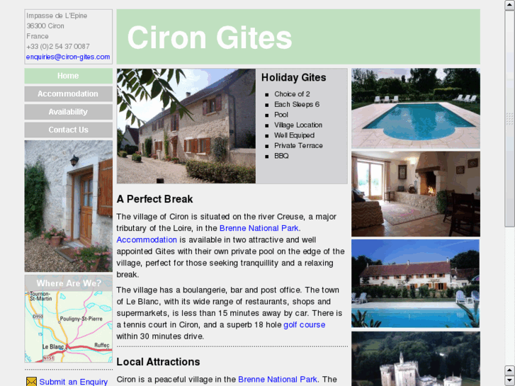 www.ciron-gites.com