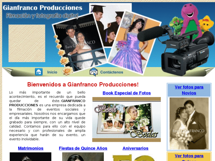 www.gianfrancoproducciones.com