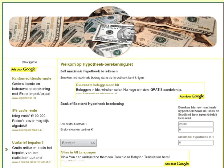 www.hypotheek-berekening.net