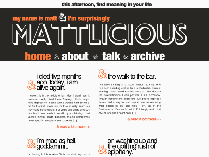 www.mattlicious.com