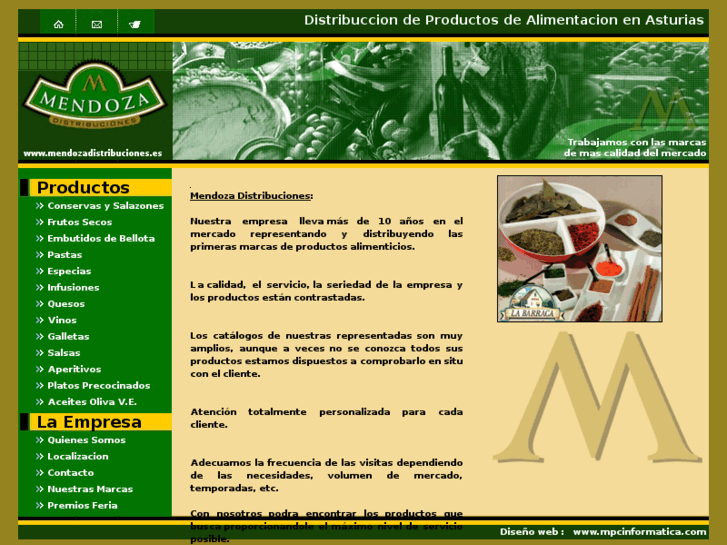 www.mendozadistribuciones.es