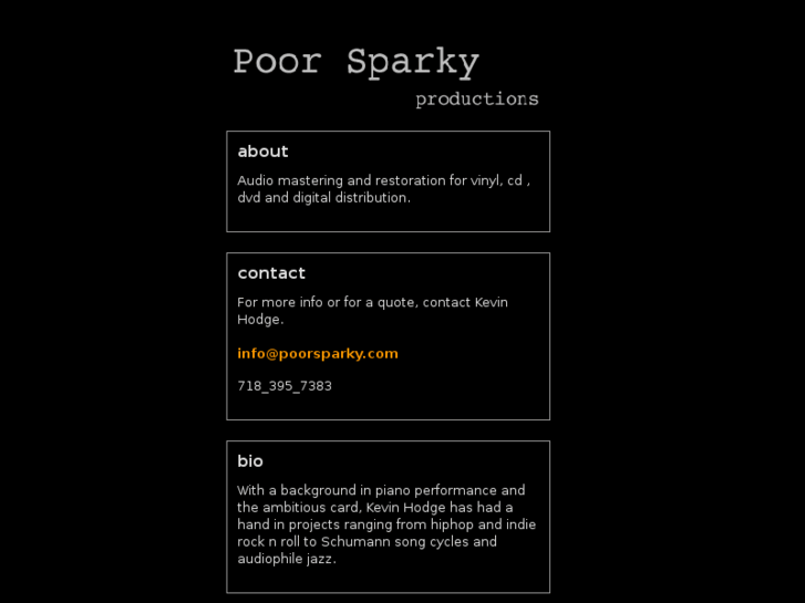 www.poorsparky.com