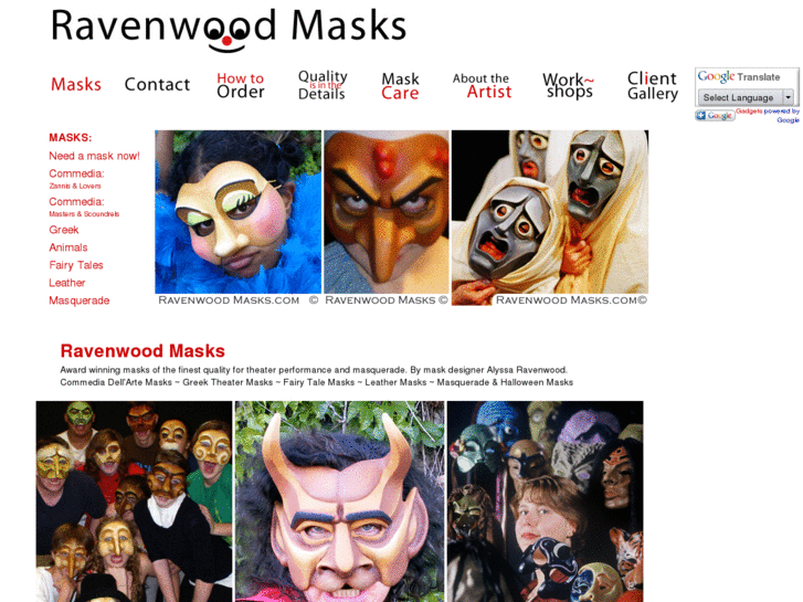 www.ravenwoodmasks.com