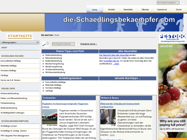 www.schaedlinge-suchen.de