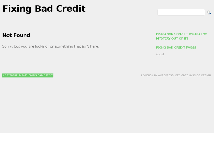 www.fixing-bad-credit.info