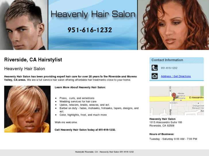 www.heavenlyhairsalon.net