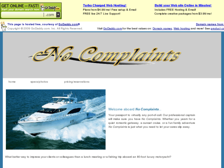 www.nocomplaintscharters.com