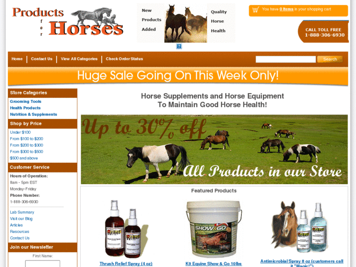 www.productsforhorses.com