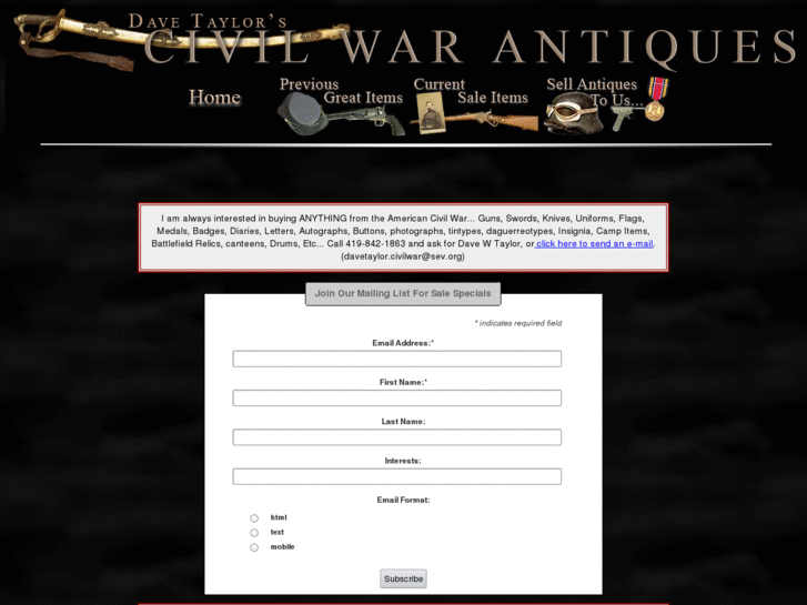 www.realcivilwarantiques.com